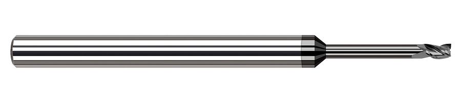 Picture of Harvey Tool 34639-C4 .039 Dia Carbide Stb FL 8x RCH EM, Diamond End Mill Standard Flute Standard Helix Carbide Diamond Single End Square Sharp